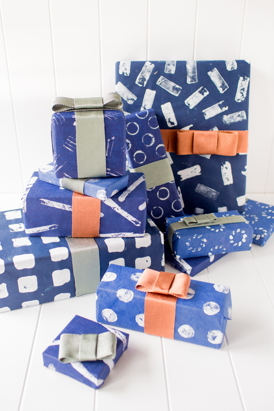 blue gift boxes