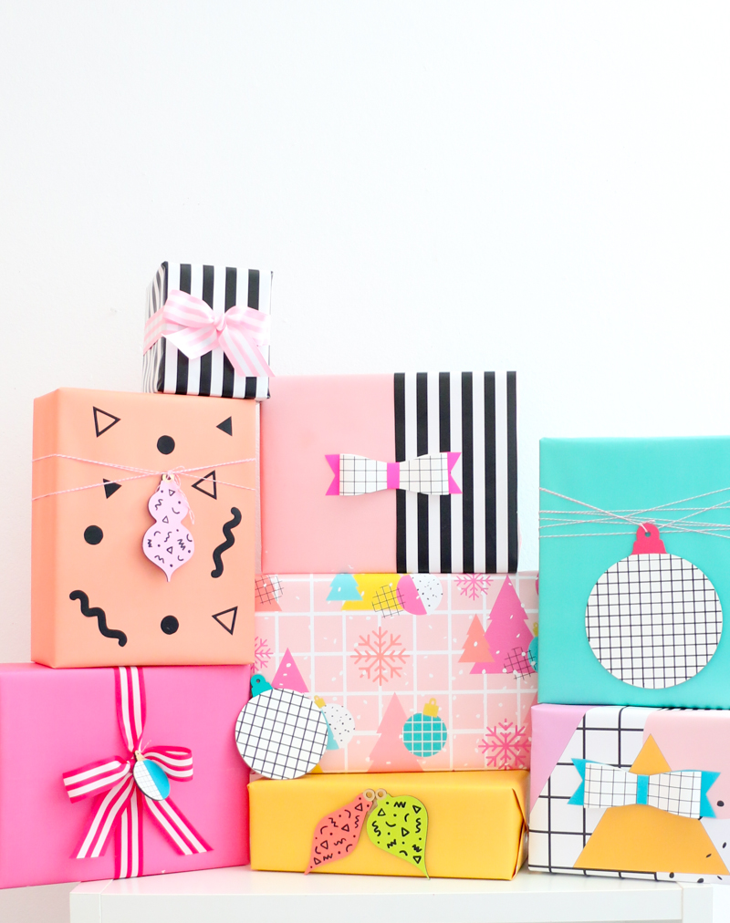 colorful gift boxes DIY 