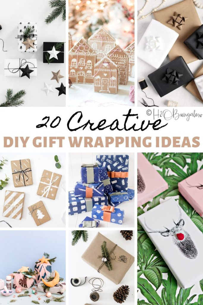 21 different creative gift wrapping ideas for Christmas, holidays, birthdays and special occasions. How to make gift wrap that's special, easy and most of all makes your gift stand out! #giftwrap #wrappingideas 