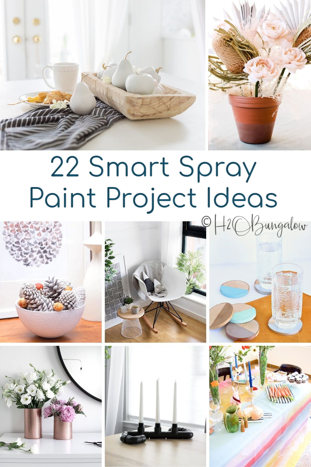 22 Fabulous Spray Paint Project Ideas H2OBungalow