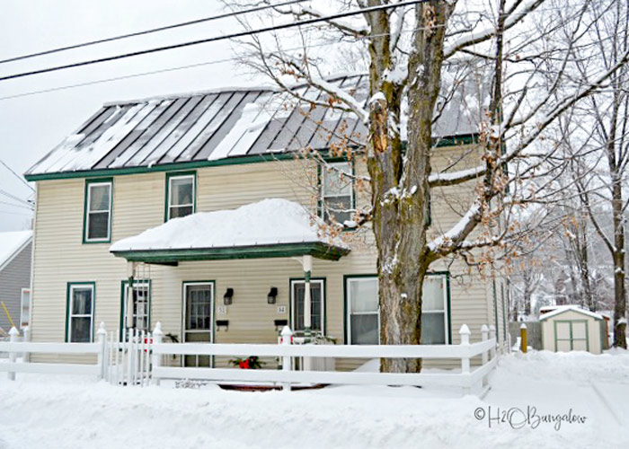 North House Lodge snow covered