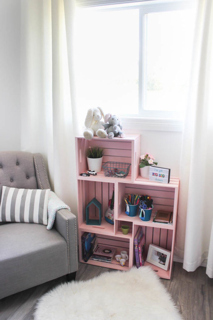 crate shelves