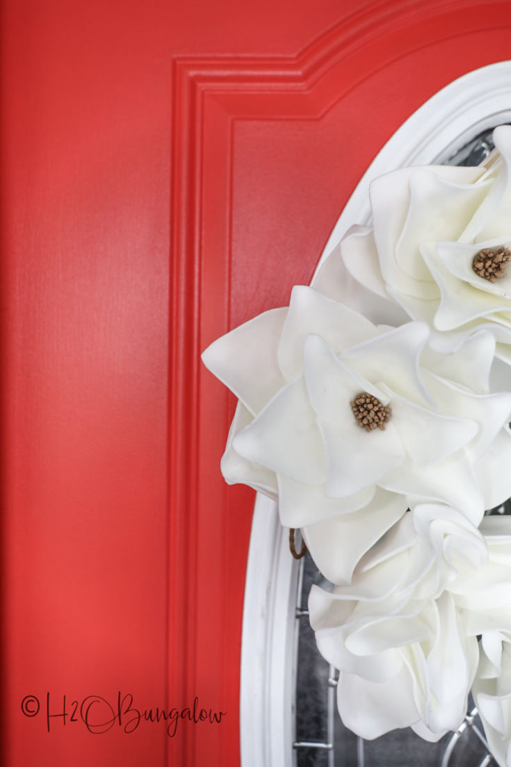 How to Paint a Front Door Without Brush Marks H2OBungalow