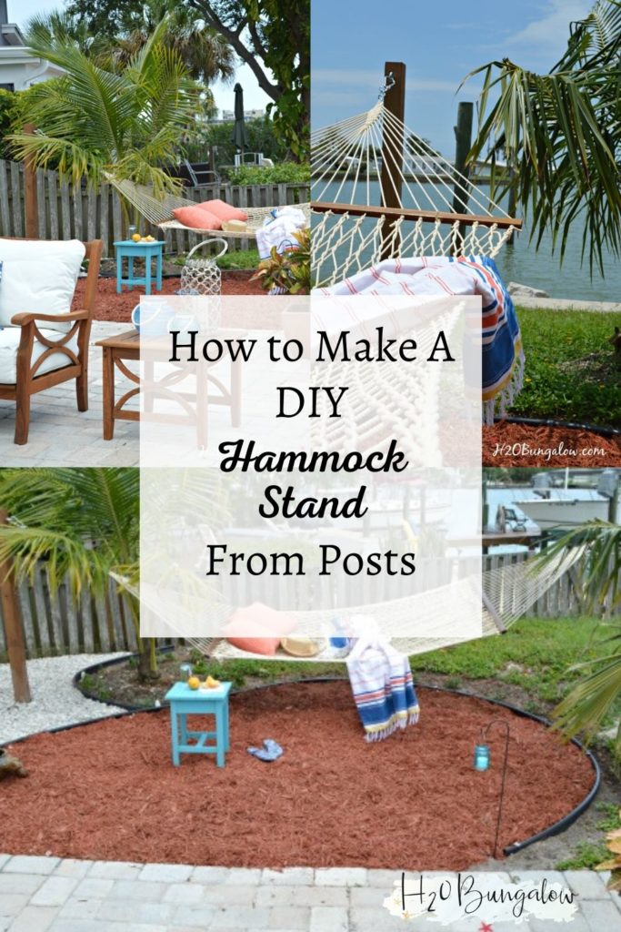 Installing hammock online posts