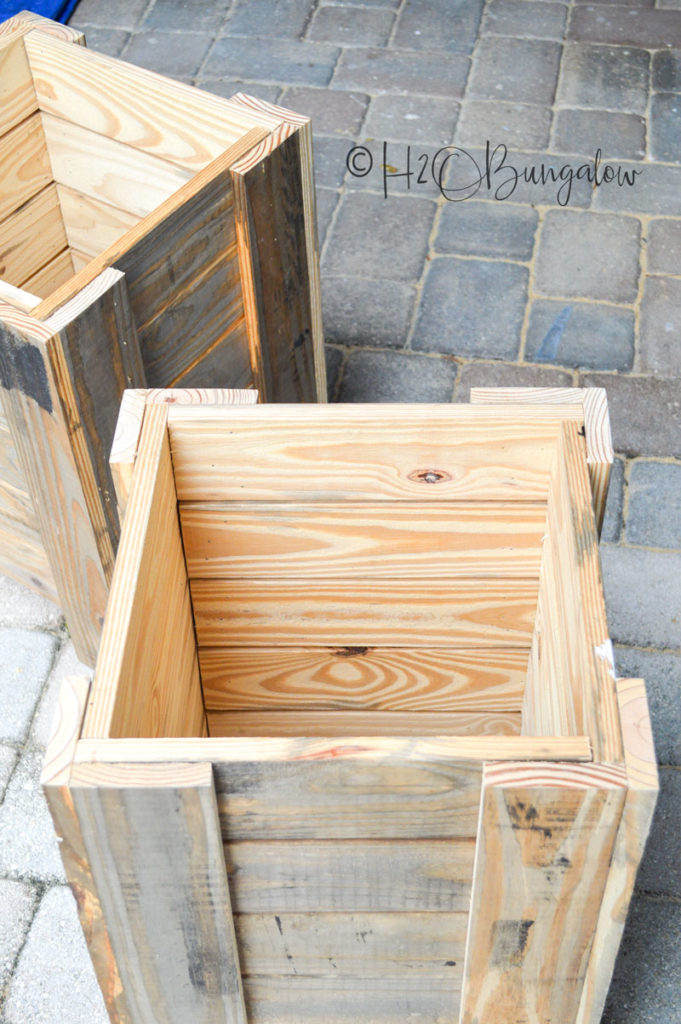 Assembling Wood Planter boxes