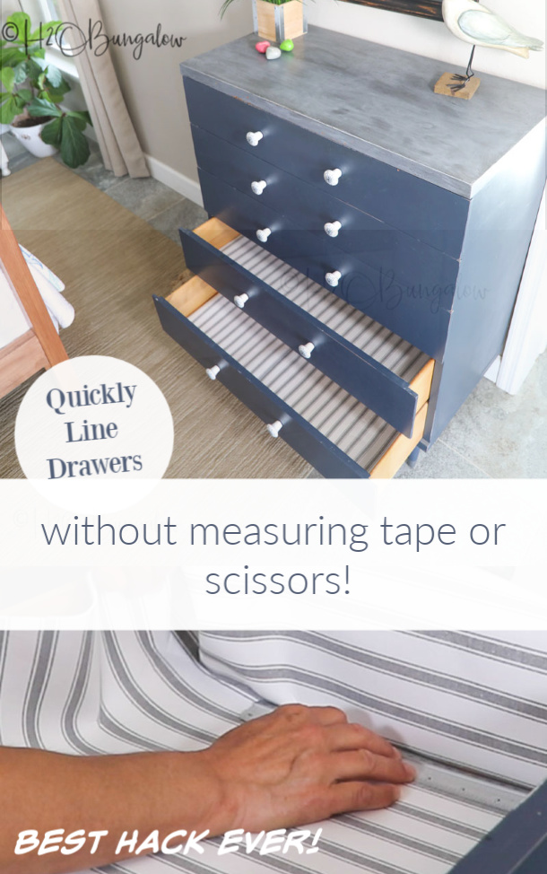 How To Cut Perfect Drawer Liners Every Time And No Measuring Required! -  Salvaged Inspirations