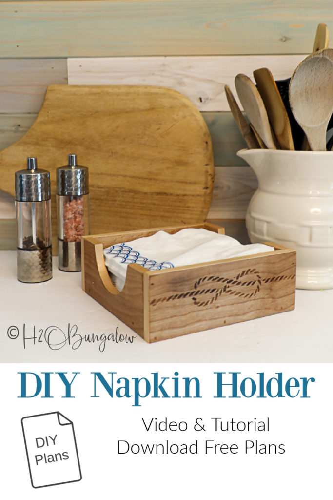 pin image DIY napkin holder 
