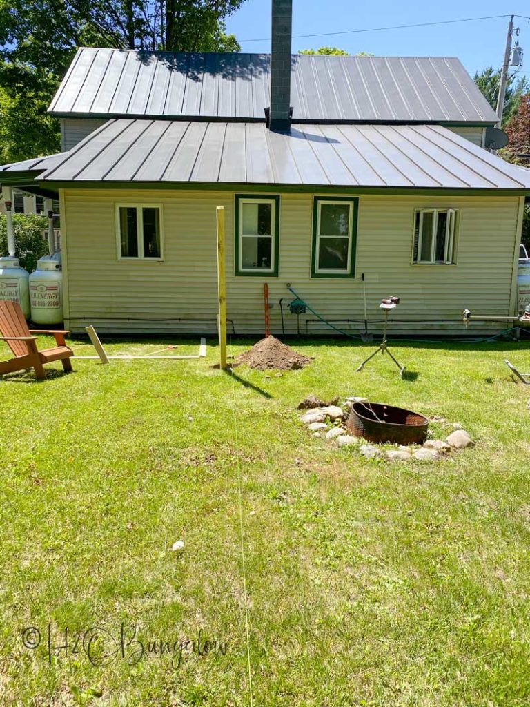 planing privacy screen in backyard 