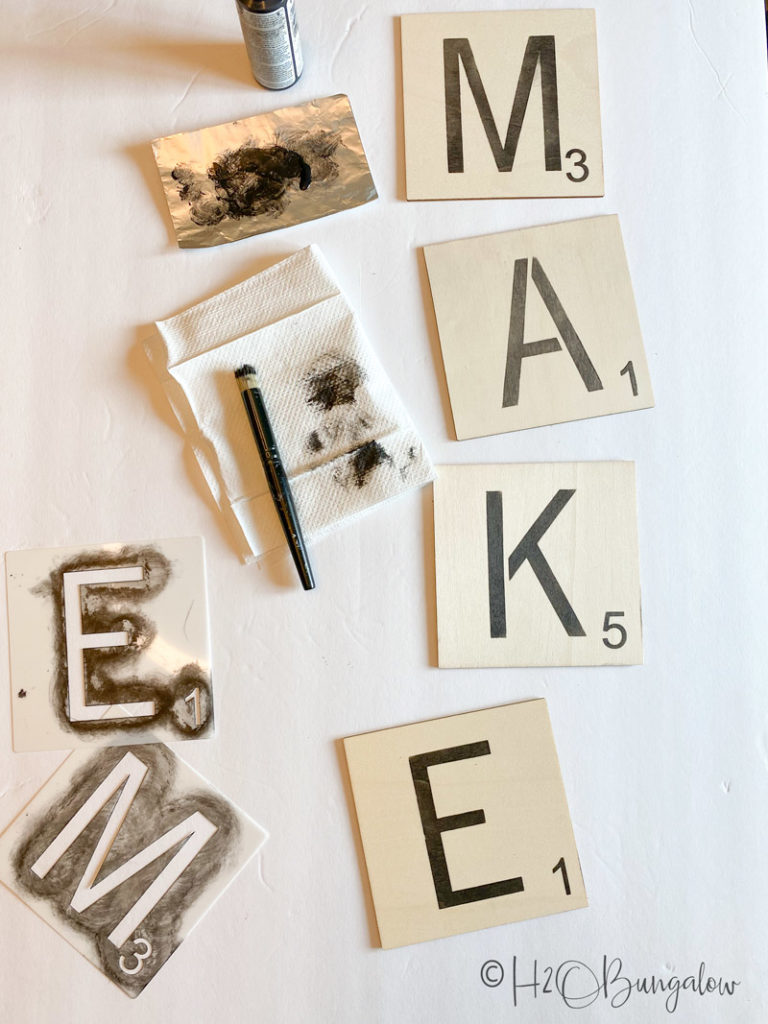 How to Make Scrabble Tiles  Scrabble wall art, Scrabble tile