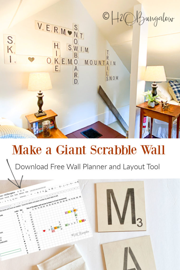 DIY Craft  Family Tree Scrabble Style