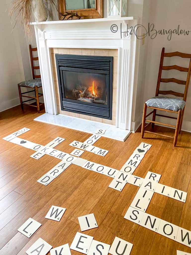 How To Make Scrabble Wall Art With Scrabble Generator H2obungalow