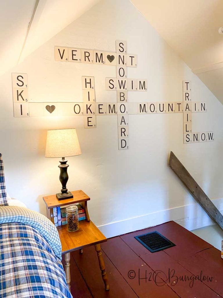 How To Make Scrabble Wall Art With Scrabble Generator H2OBungalow