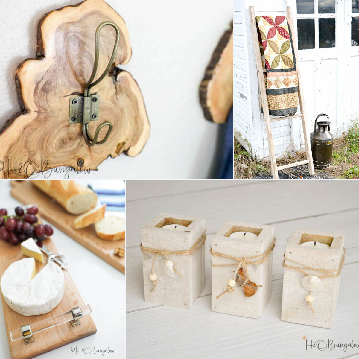 13 DIY Woodworking Gift Ideas - H2OBungalow