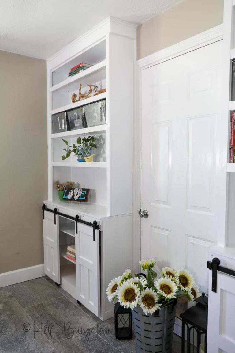 How To Update Old Built Ins and Shelves H2OBungalow