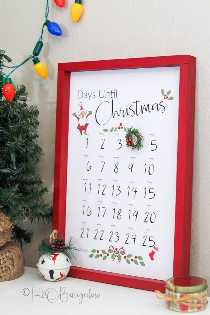  Christmas Advent Calendar,Christmas Countdown Calendar