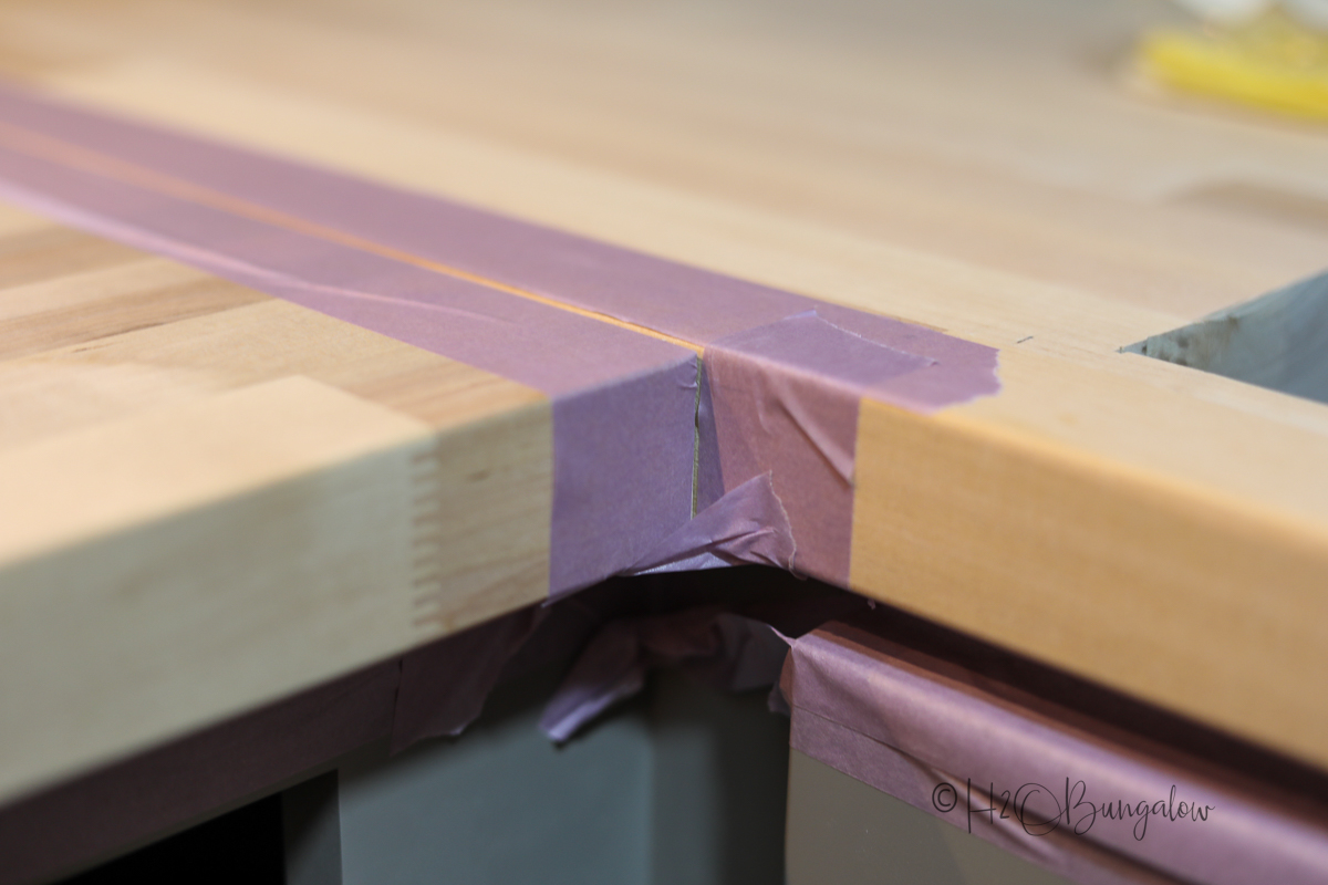 How To Make A DIY Wood Countertop - H2OBungalow