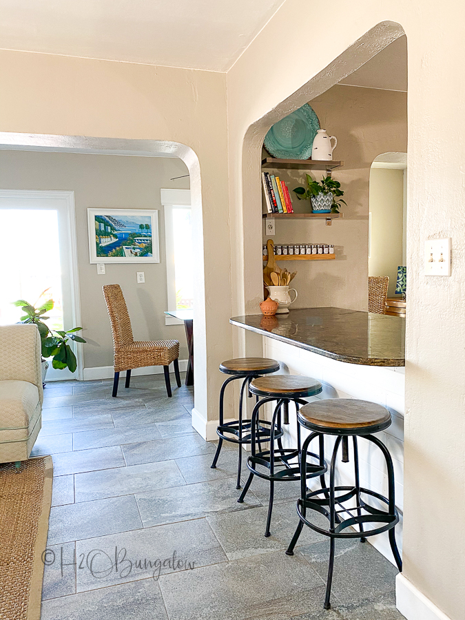 updated kitchen island for makeover 