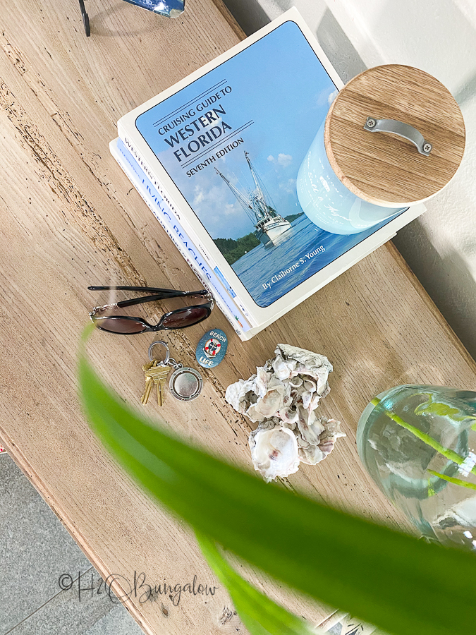 bleached wood tabletop