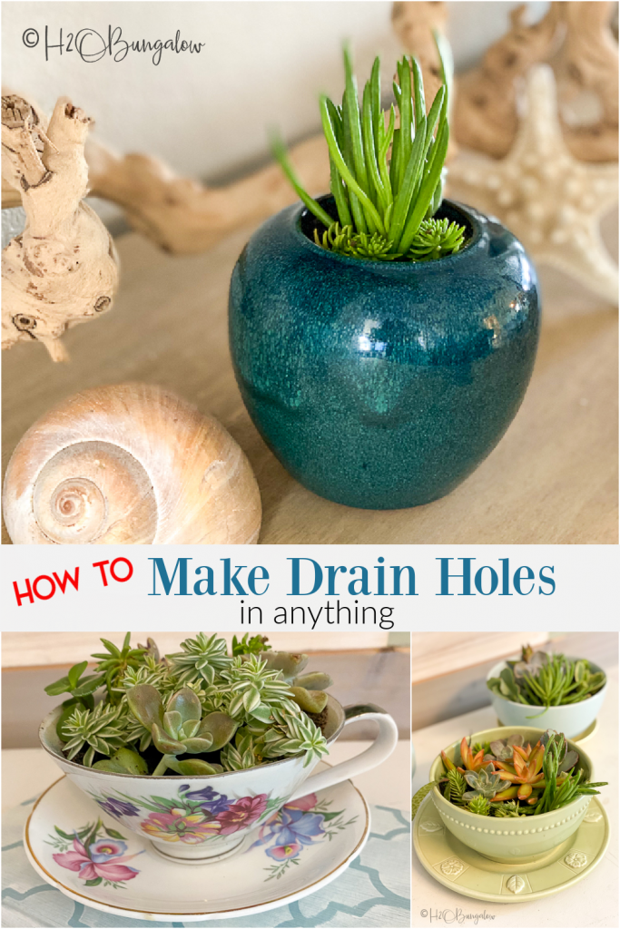 How To Drill Holes In Plant Pots (Terracotta, Glass, Ceramic) 