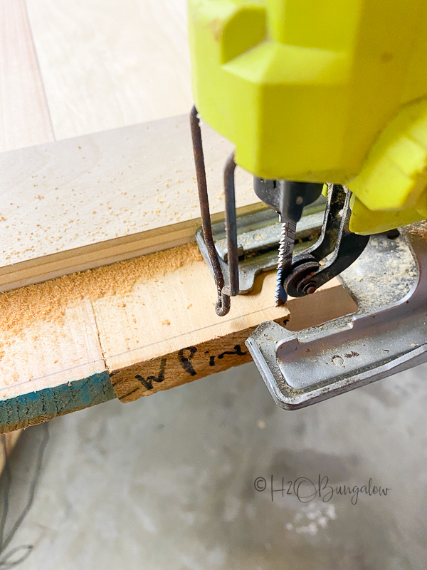 trimming table top 