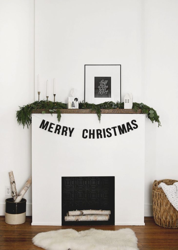 DIY Greenery Table Garland - The Merrythought