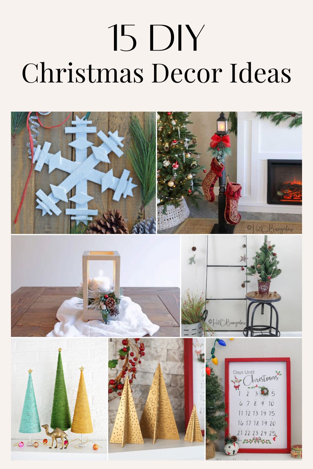 How to make DIY Christmas decorations