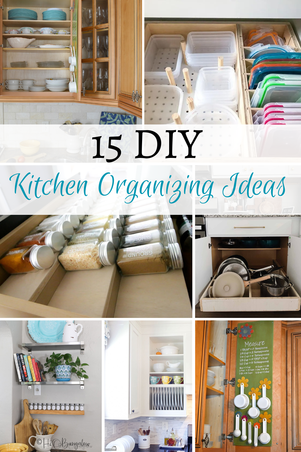 DIY - Kitchen Organization Ideas - Remodelando la Casa